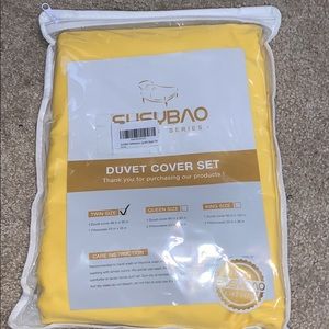 Yellow Twin Duvet Cover